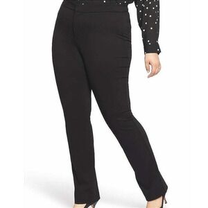 NYDJ Black Lift Tuck Technology Straight Leg Pants Women's Size 22W NEW
